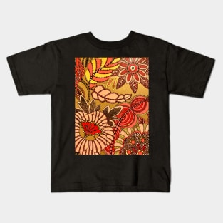 Cool Autumn Floral Kids T-Shirt